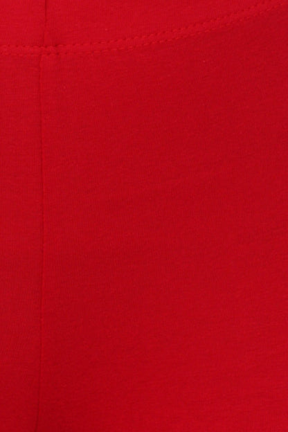 Sakkas Cotton Blend Solid Color Footless Stretch Leggings - Made in USA