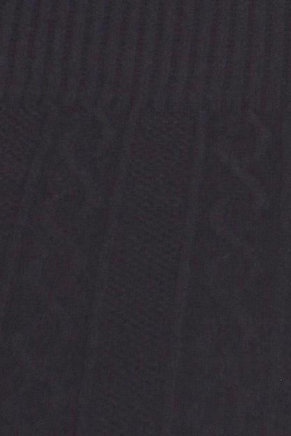 Sakkas Cable Knit Fleece Lined Leggings