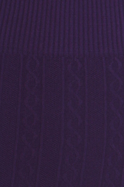 Sakkas Cable Knit Fleece Lined Leggings