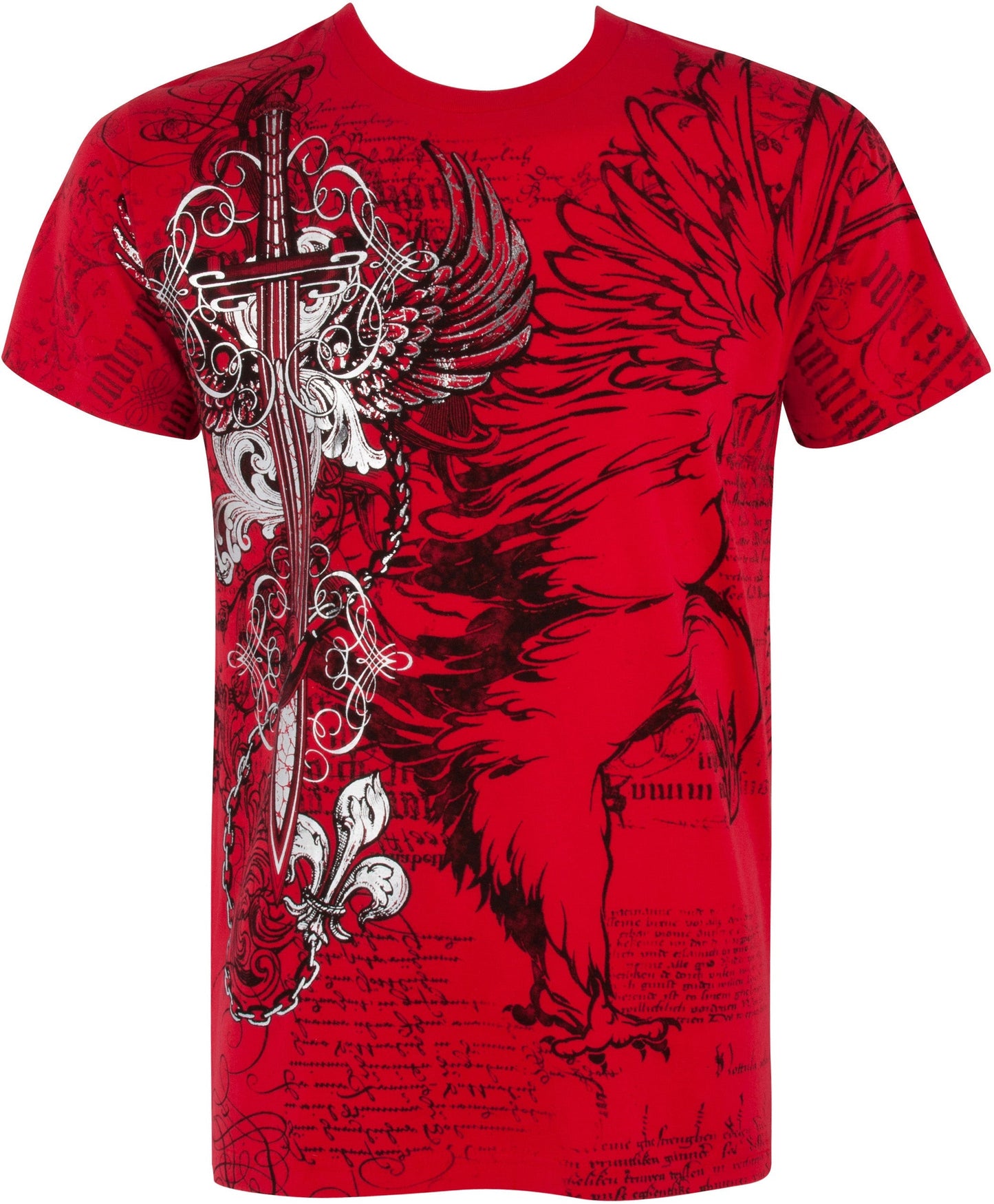 Sakkas Eagle,Sword and Chains Cotton Mens T-Shirt