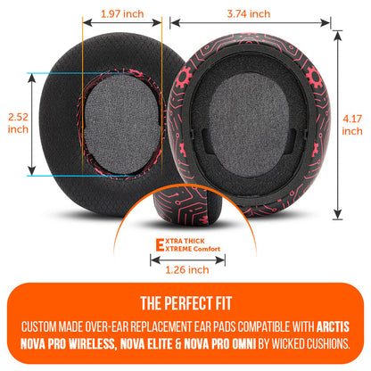 Arctis Nova Pro Wireless, Nova Elite & Nova Pro Omni Earpads - WC FreeZe Cooling Gel