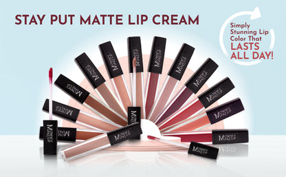 Roxie Stay Put Matte Lip Cream | Stunning Kiss-Proof Lipstick