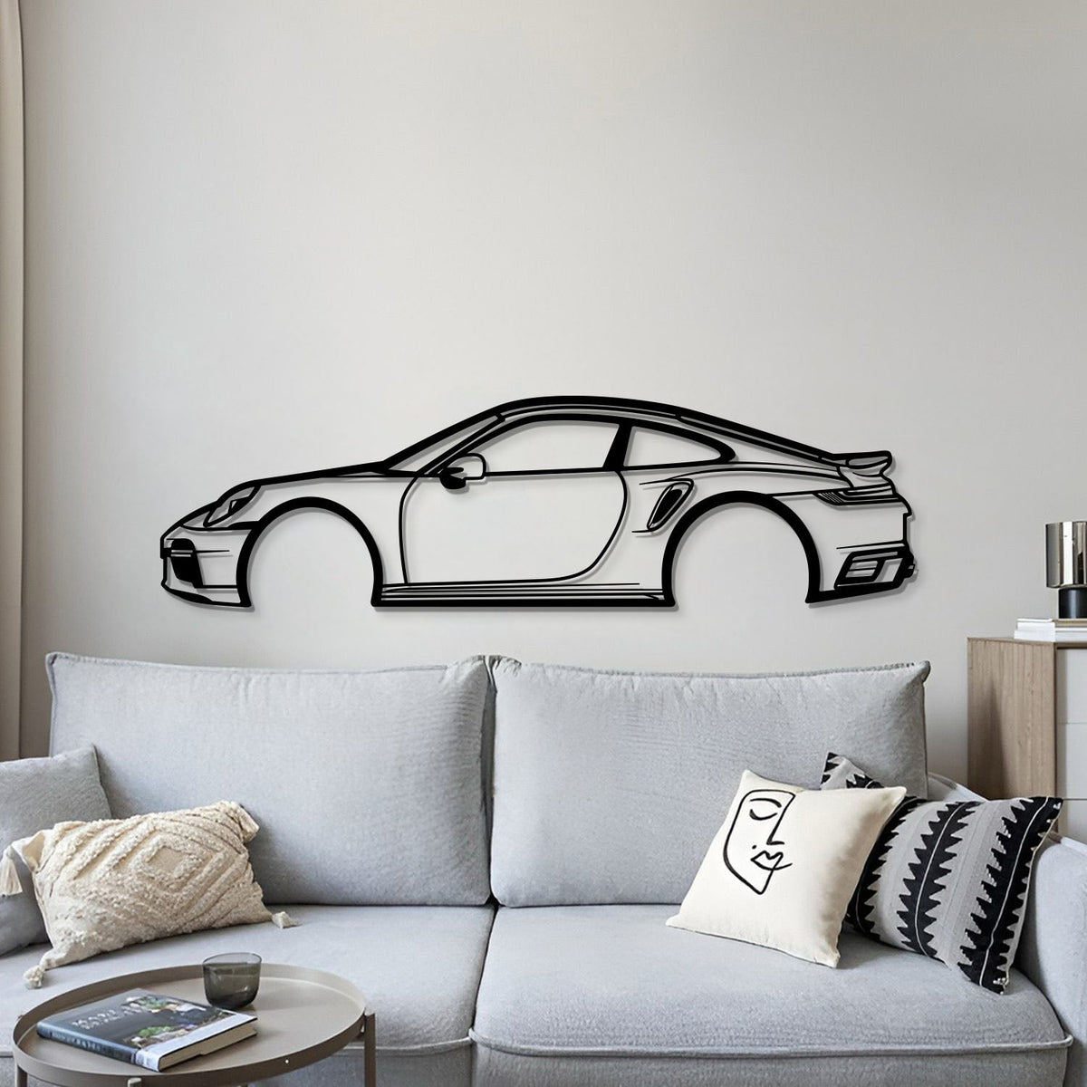 911 Type 993 Metal Car Wall Art - MT0845