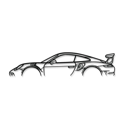 911 GT3 RS Model 991 Metal Car Wall Art - MT0858