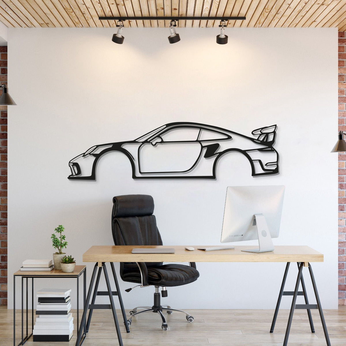 911 GT3 RS Metal Car Wall Art - MT0857
