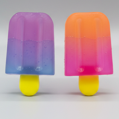 Set of Two Ice Cream Popsicles (Gelatin Squish)