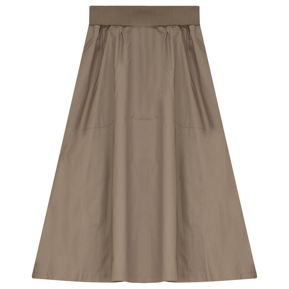 Ladies Short Cotton Belvedere Skirt With Pockets