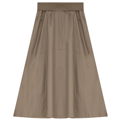 Ladies Short Cotton Belvedere Skirt With Pockets