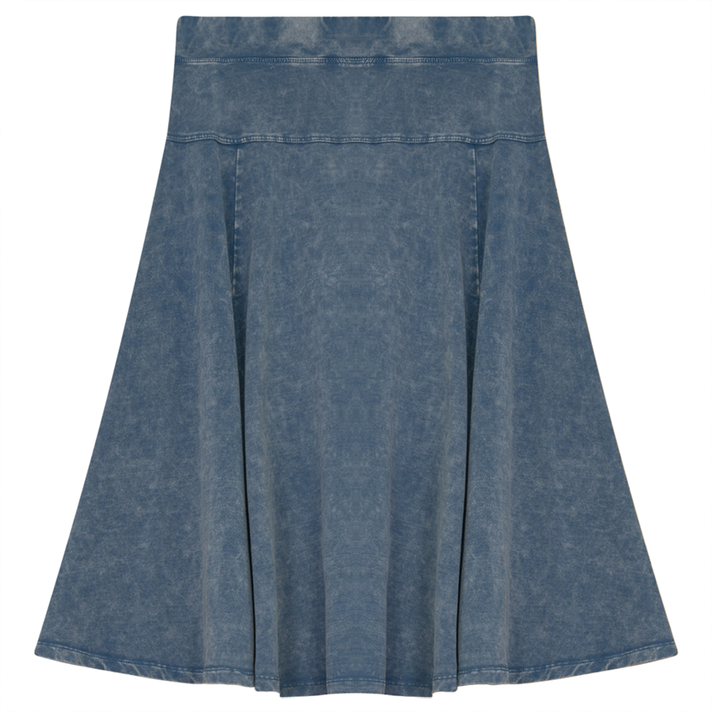 Ladies Denim Stretch Short Skirt