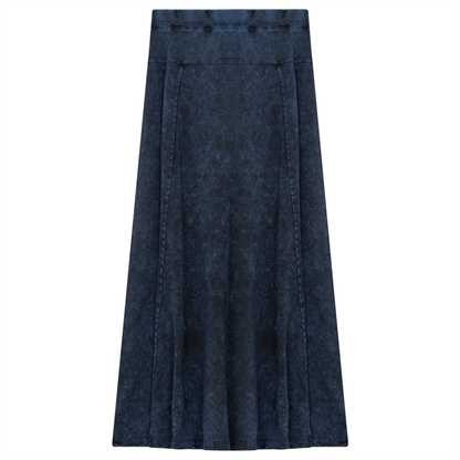 Ladies Denim Stretch Long Skirt
