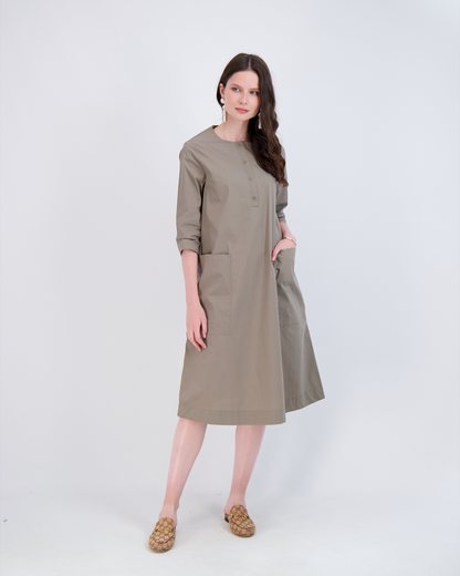 Shirt Dress With Pockets