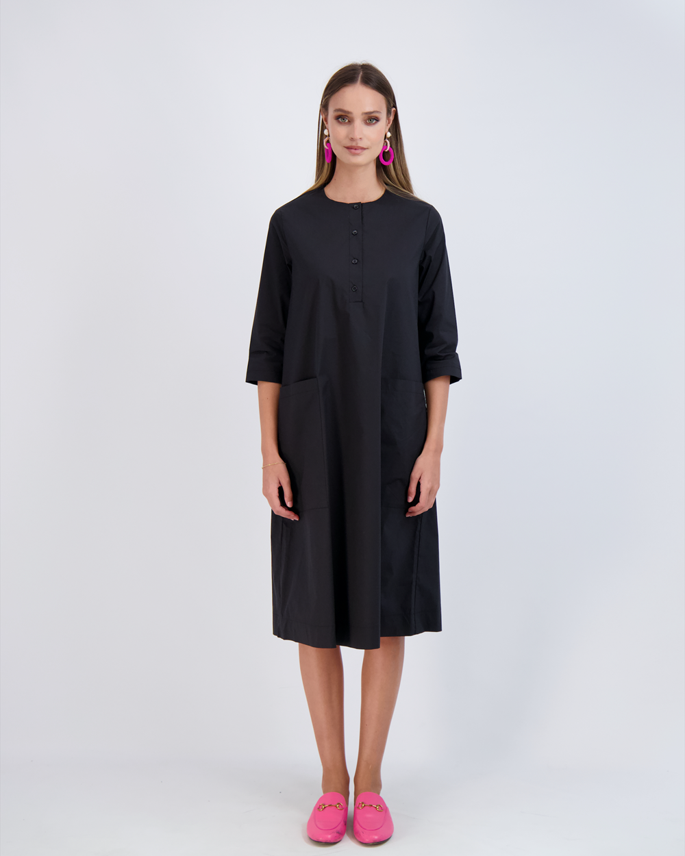 Shirt Dress With Pockets