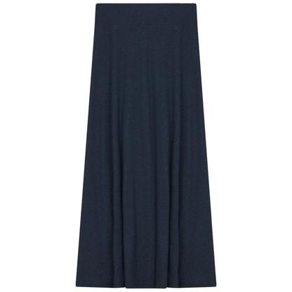 Ladies Cotton Stretch Long Skirt