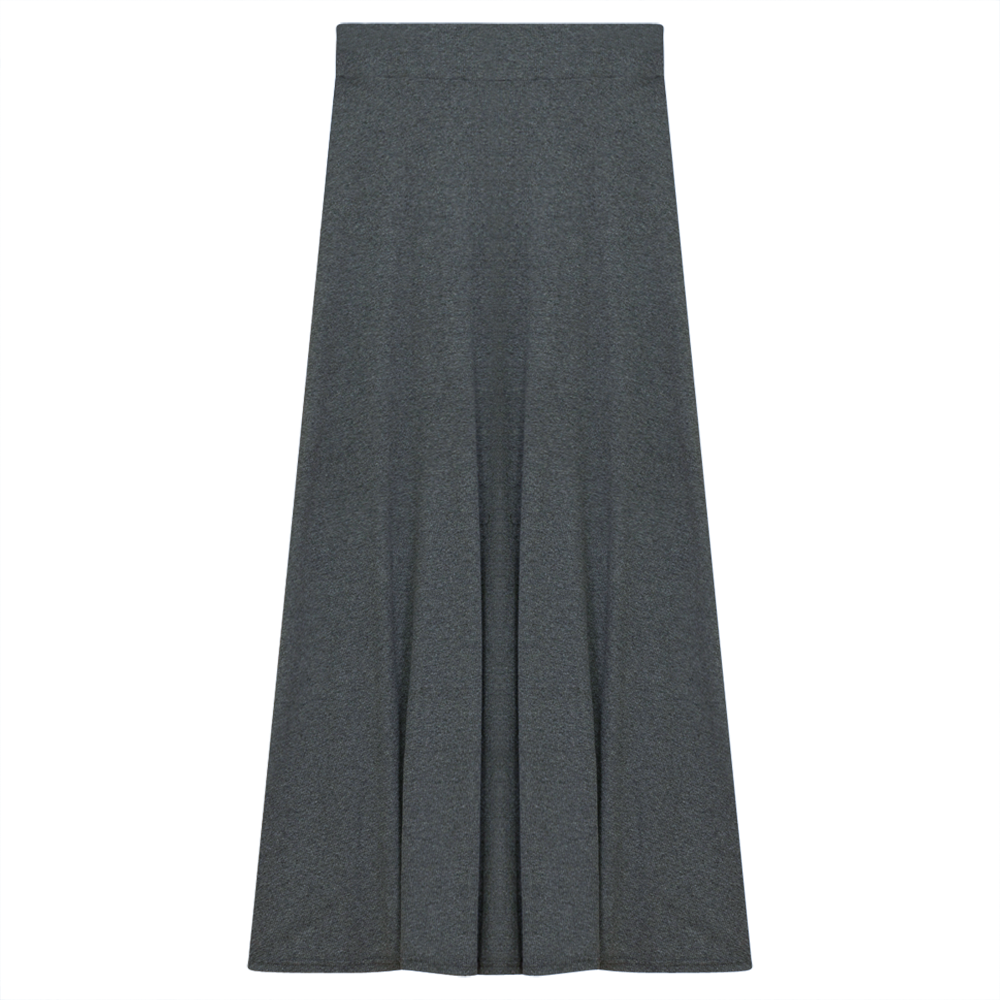 Ladies Cotton Stretch Long Skirt