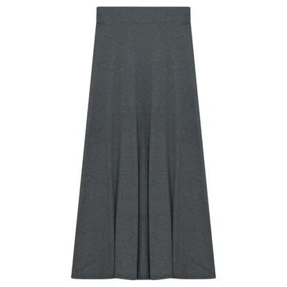 Ladies Cotton Stretch Long Skirt