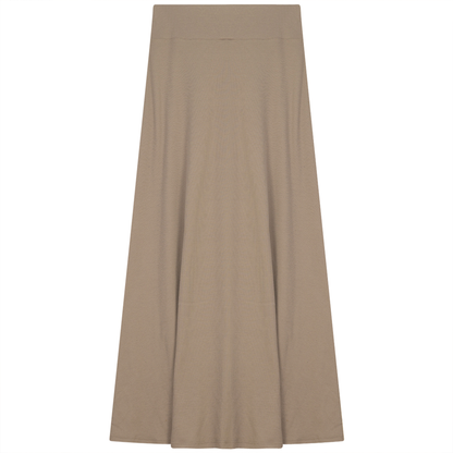 Ladies Cotton Stretch Long Skirt