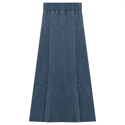 Wash Denim Skirt