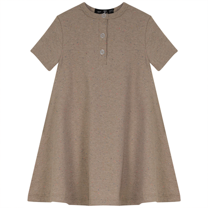 Speckled Rib Girl's Henly Dress