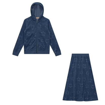 Star Jacquard Terry 2PC Set