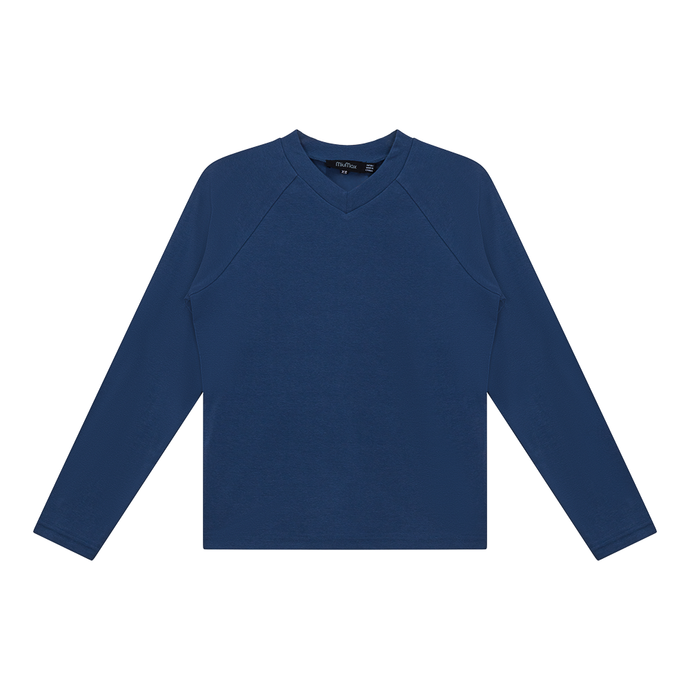 V Neck Raglan Top