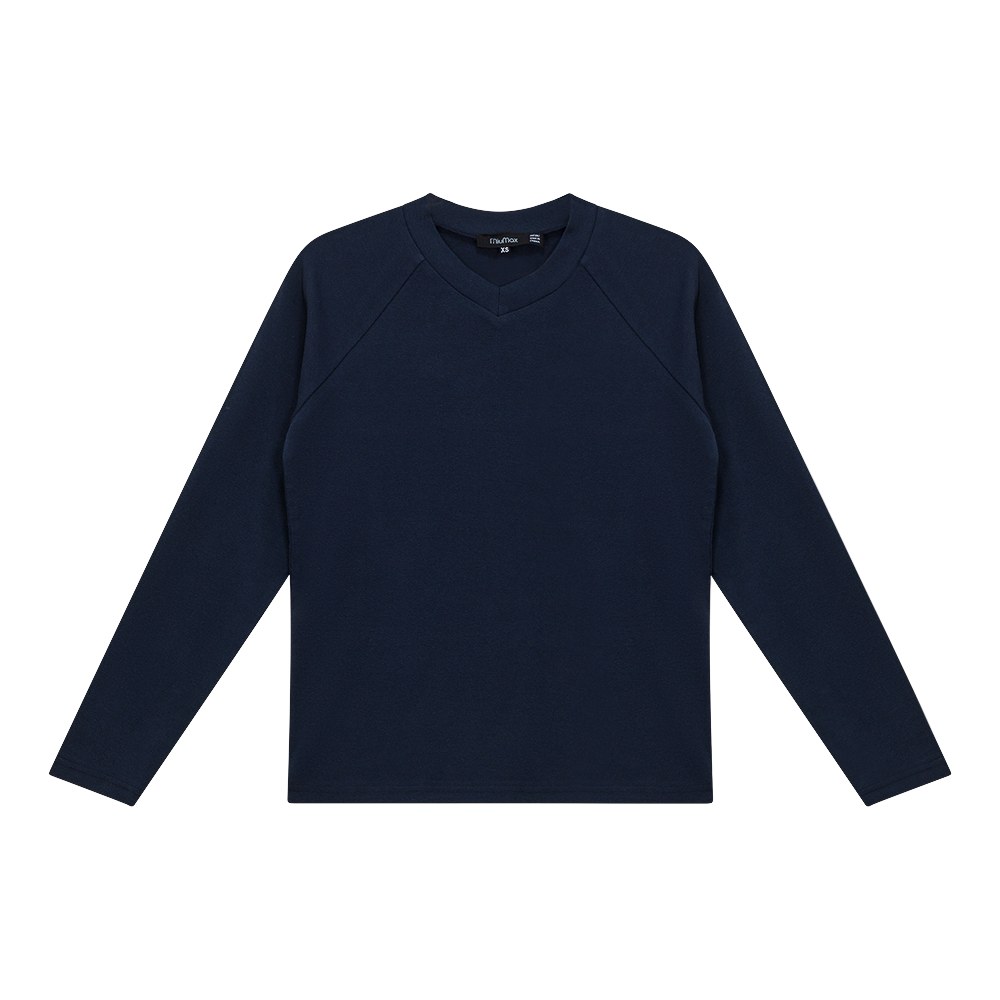 V Neck Raglan Top