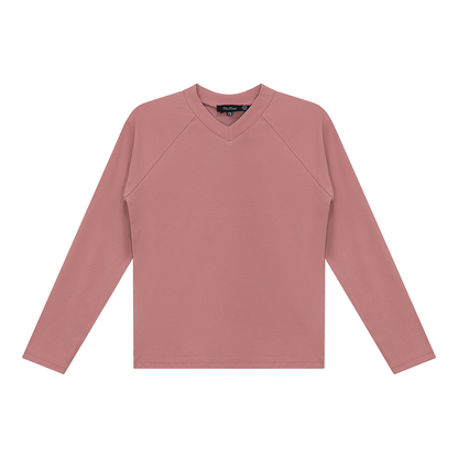 V Neck Raglan Top