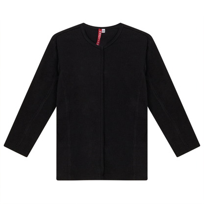 Raw Edge V Neck Top