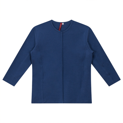 Raw Edge V Neck Top
