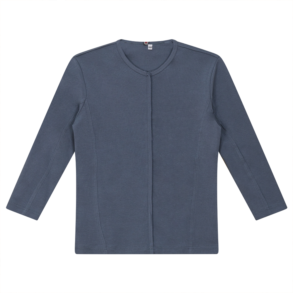 Raw Edge V Neck Top