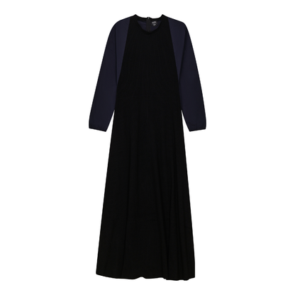 Knit Woven Maxi Dress