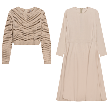 Woven Crochet Dress