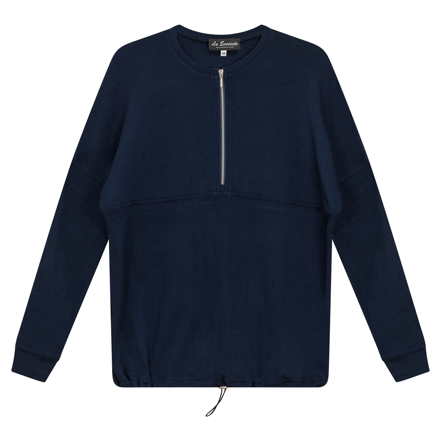 Maternity Henley Bungee Sweatshirt