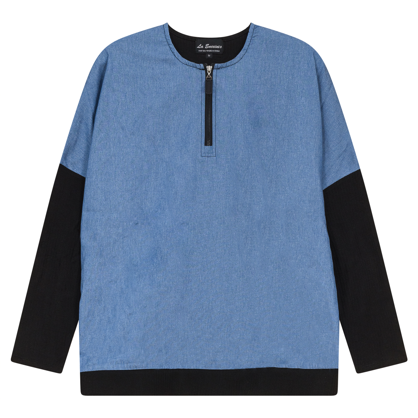 Maternity Denim Combo Top