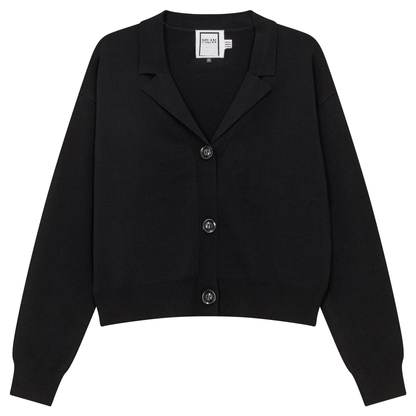 Cropped Knit Cardigan