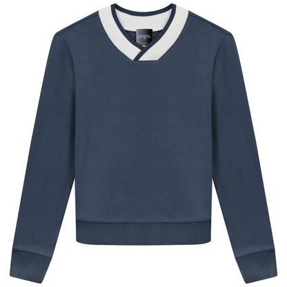 V Neck Sweatshirt