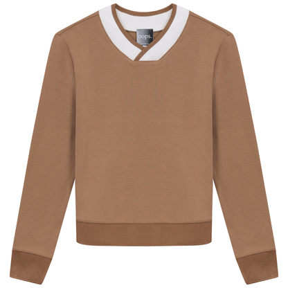 V Neck Sweatshirt
