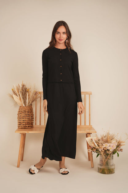 Ribbed Maxi Jumper