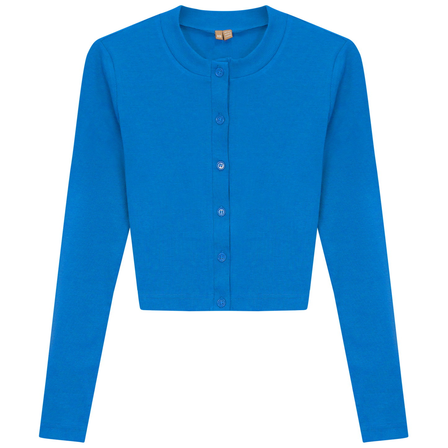 Ribbed Cropped Cardigan