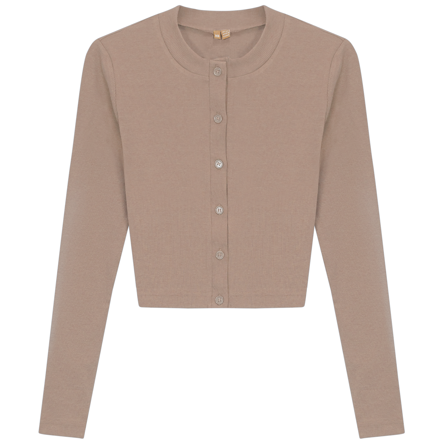 Ribbed Cropped Cardigan