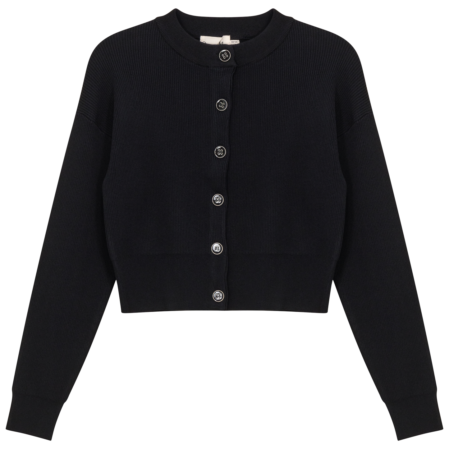 Cropped Knit Cardigan