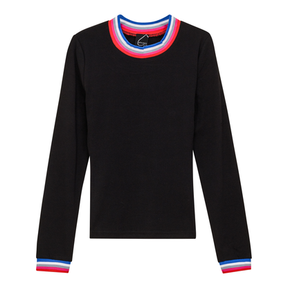 Mock Striped Tee