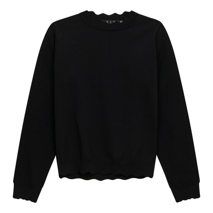 Scallop Knit Top