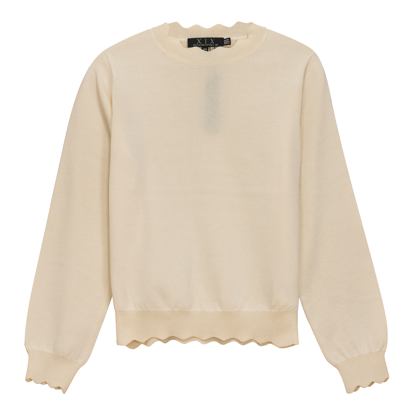 Scallop Knit Top