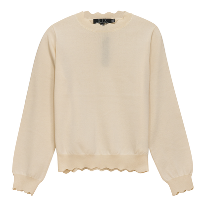 Scallop Knit Top