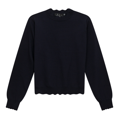 Scallop Knit Top