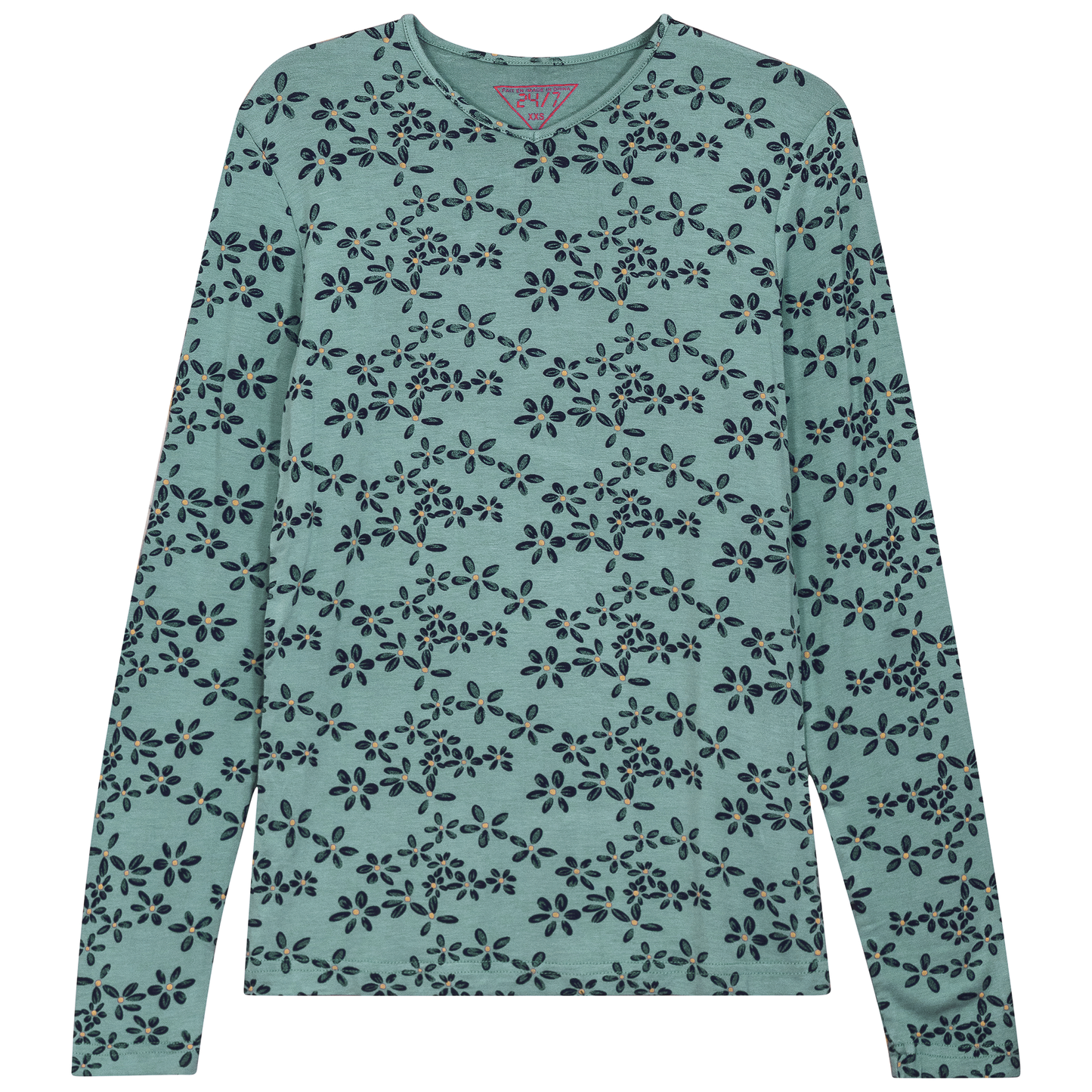 V Neck Printed Tee
