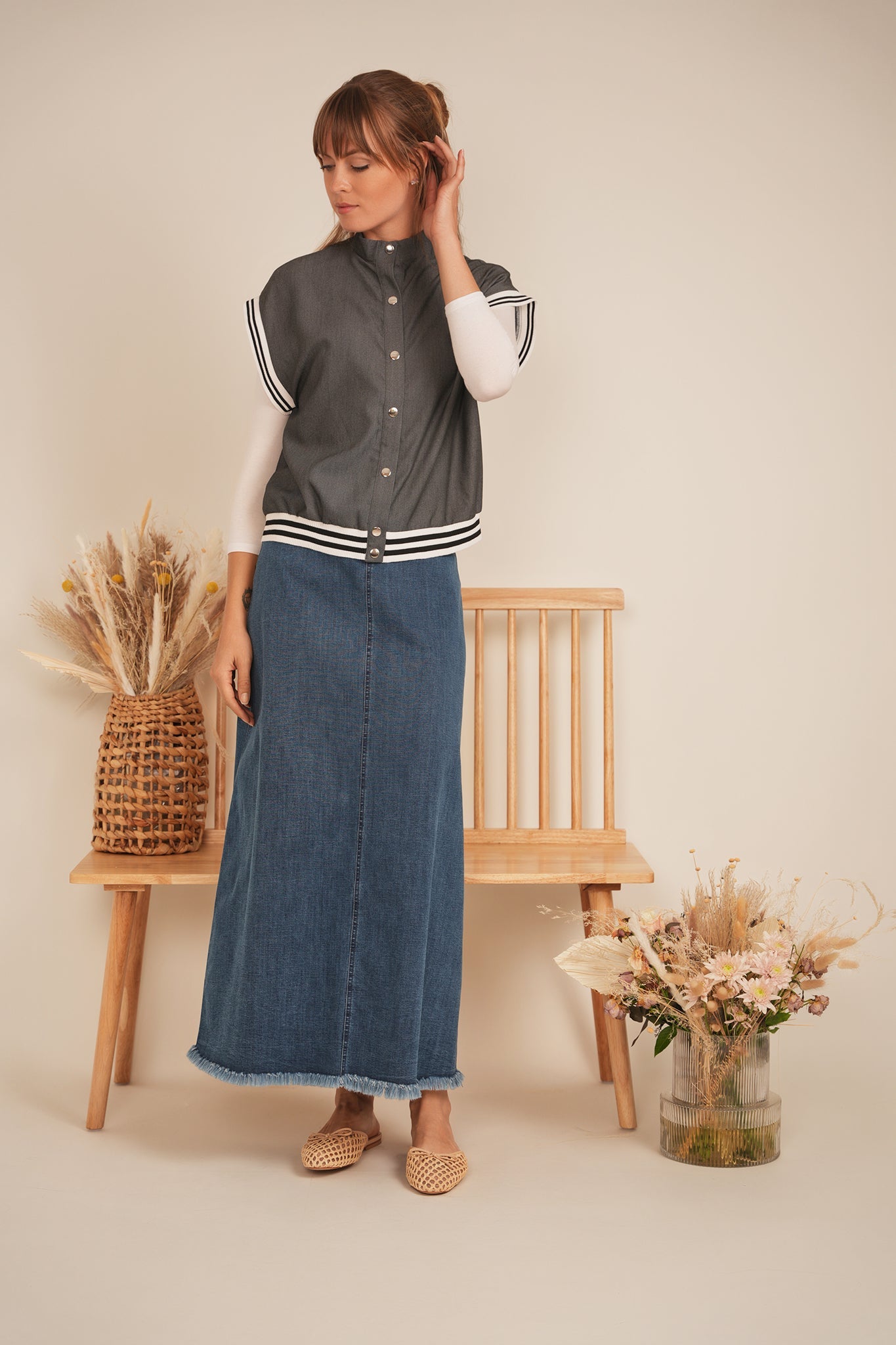 Denim Jacket Vest