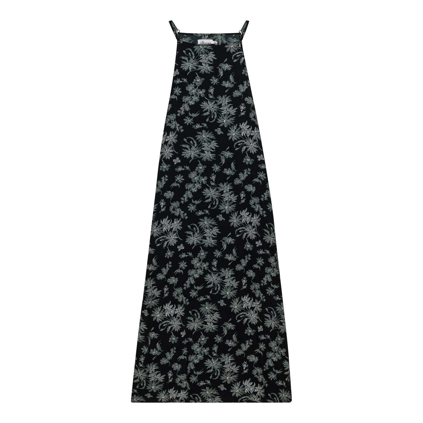 Printed Satin Maxi Jumper