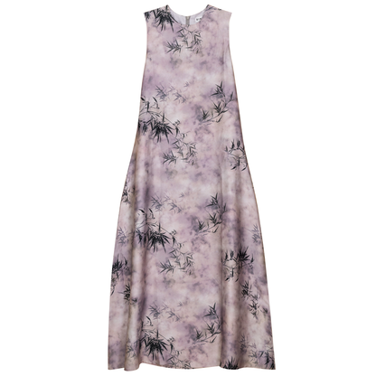 Printed Satin A Line Jumper
