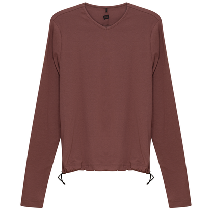 V Neck Bungee Tee